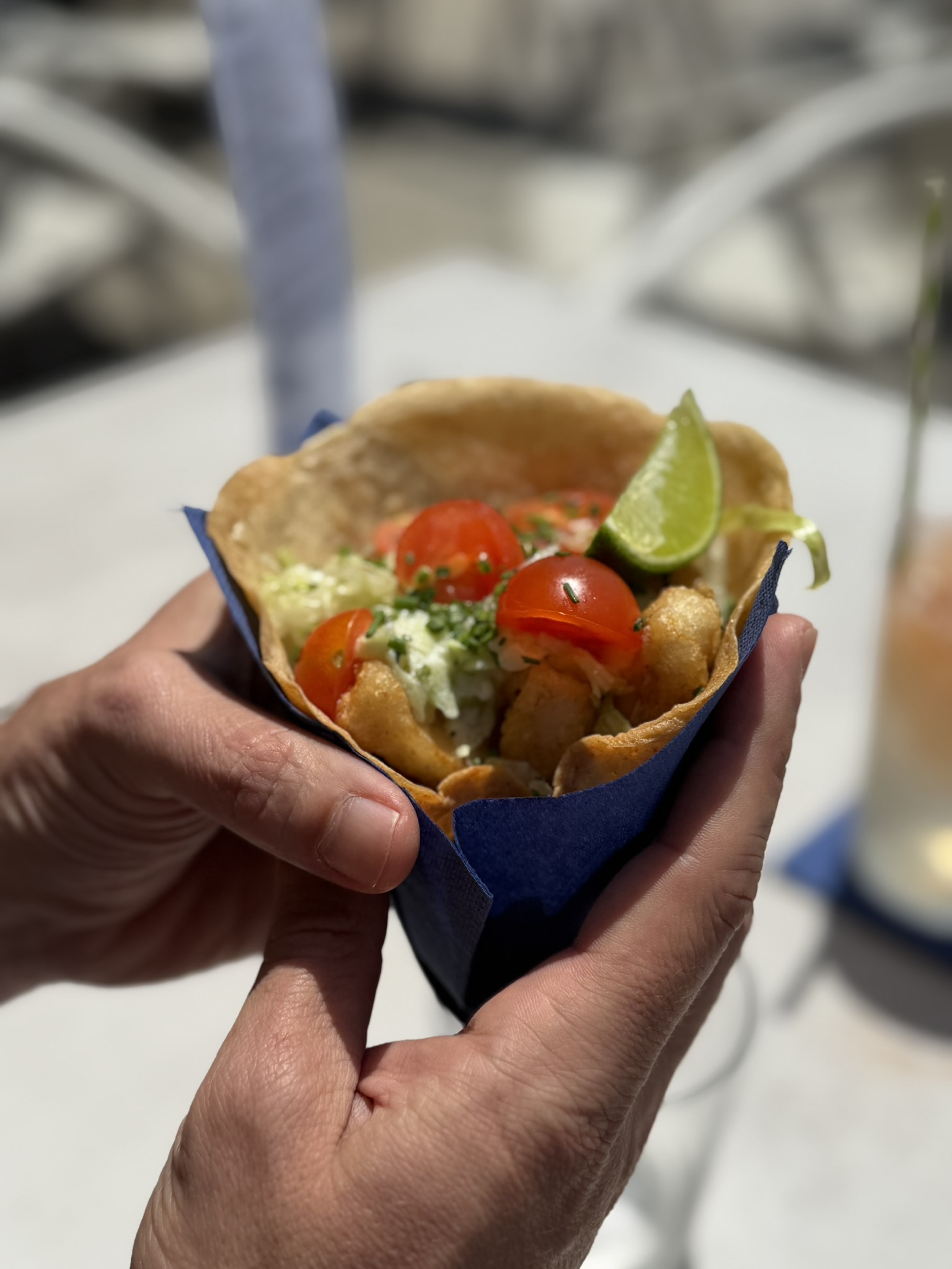 Bol de ceviche estilo taco